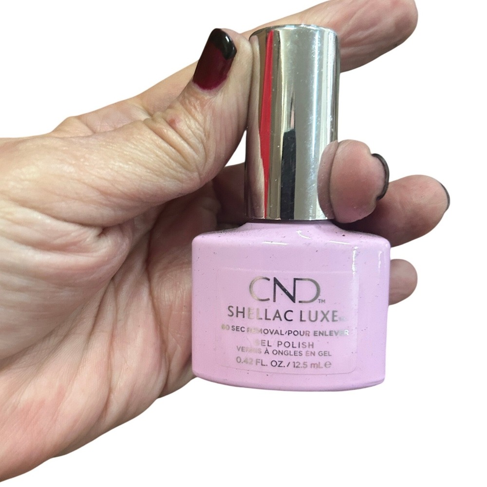 CND Shellac Luxe Gel Polish 12.5mL Cake Pop #135 Pink Salon Quality Soft Girl